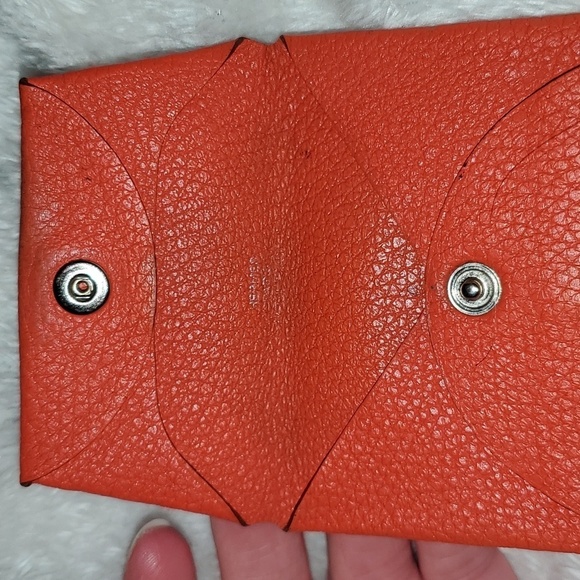 Hermes Bastia Coin Pouch in Signature Orange - Picture 10 of 12